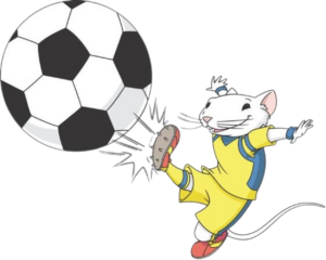 Stuart Little Soccer Fan
