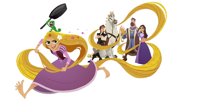 Tangled – Rapunzel’s Hair – PNG Image