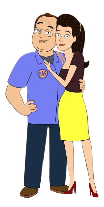 Corner Gas Animated – Brent and Lacey – PNG Image