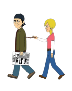 Corner Gas Animated Hank and Wanda