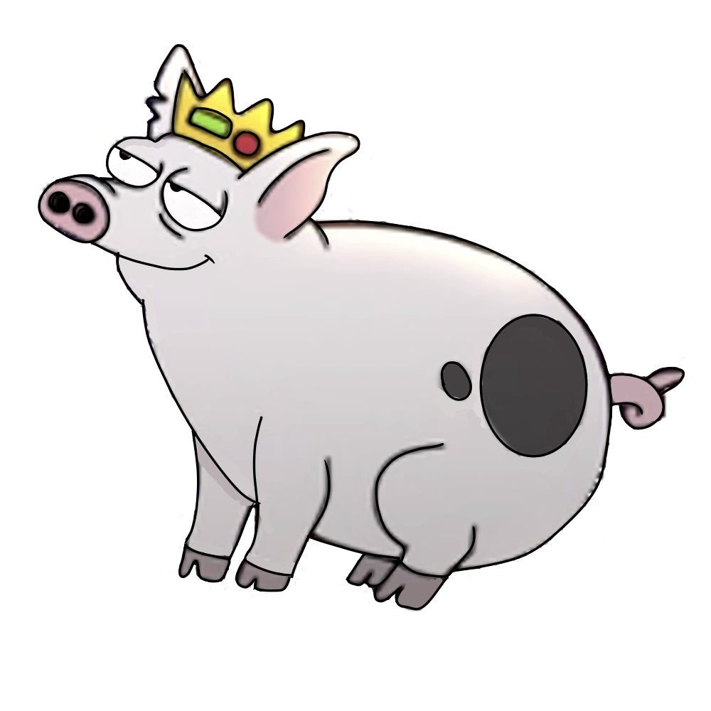 Disenchantment – Prince Merkimer Pig – PNG Image