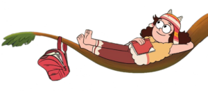 Goat Girl Relaxing