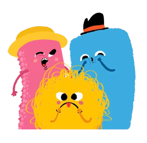 Hey Fuzzy Yellow – Funny Faces – PNG Image