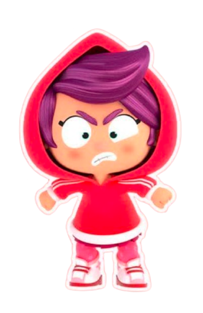 Increditales – Angry Red Riding Hood – PNG Image