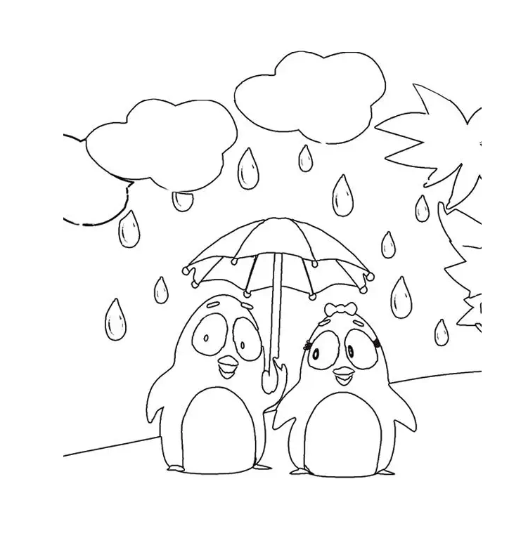 Pim & Pimba Rainy Day