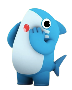 Shark Academy Scared White