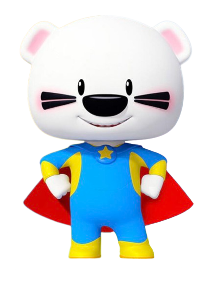 Super BOOMi – Superhero – PNG Image