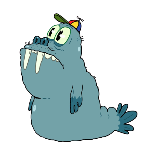 The Bagel and Becky Show – Walrus – PNG Image
