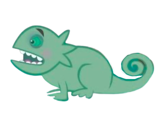 I’m An Animal – Chameleon – PNG Image