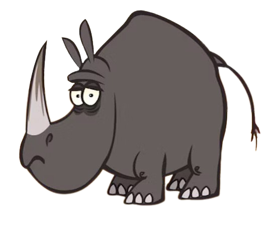 I’m An Animal – Rhinoceros – PNG Image