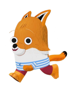 Mini Matinee Fox Running