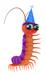 Snail Trail Birthday Centipede