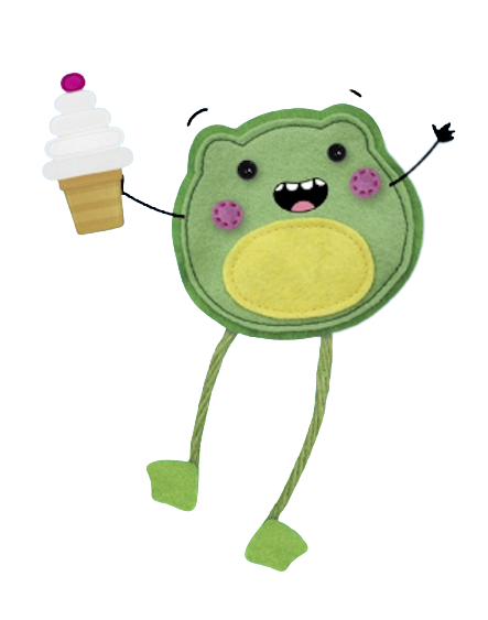 Stitches – Frog – PNG Image