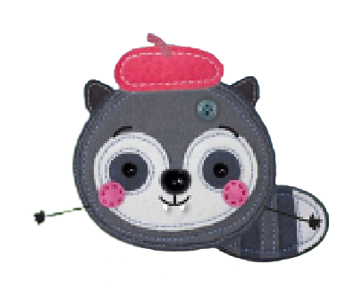 Stitches – Raccoon – PNG Image