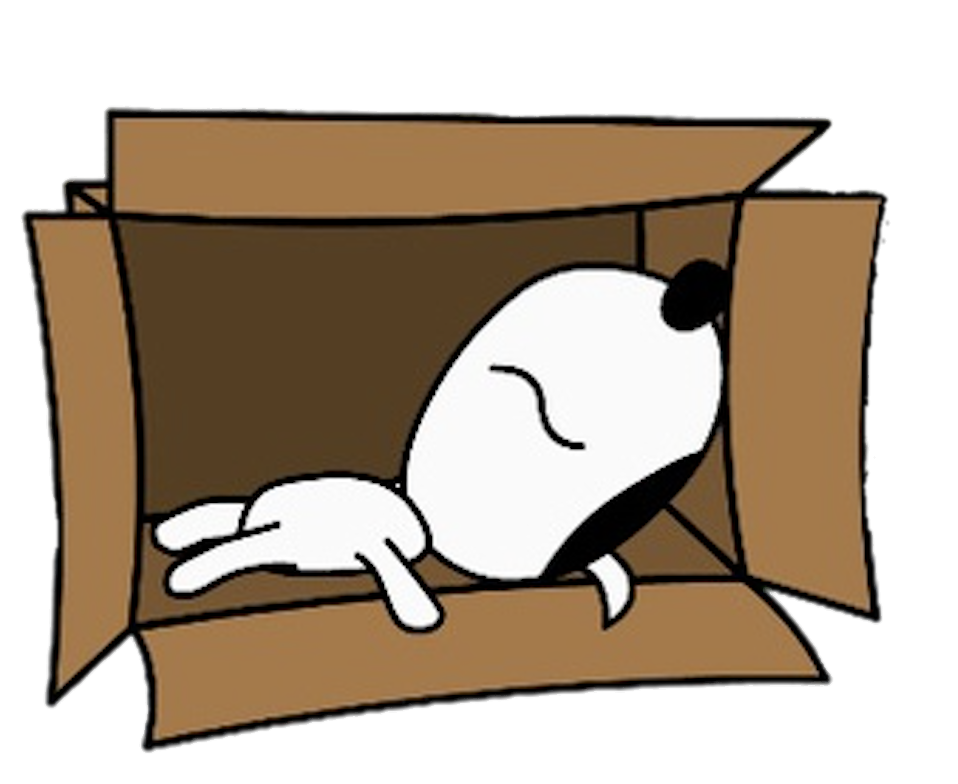 Takat the Dog – Sleepy Takat – PNG Image