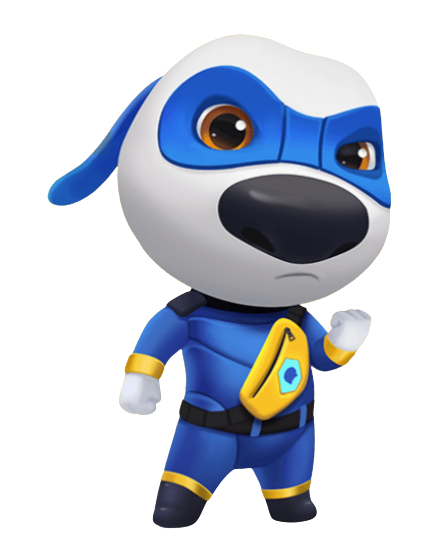 Talking Tom Hero Dash – Strong Hank – PNG Image