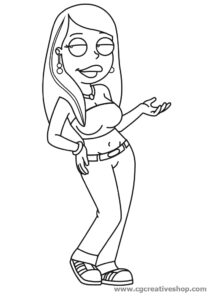 The Cleveland Show – Roberta – Colouring Page