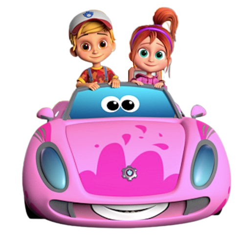 Turbozaurs – Peter and Katie – PNG Image