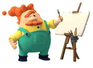 Walter & Dude Dude Painting