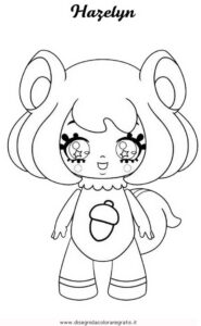 Glimmies – Hazelyn – Colouring Page