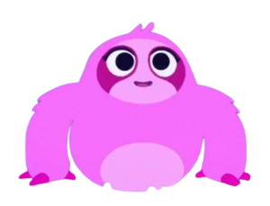 Hanazuki Pink Slooth