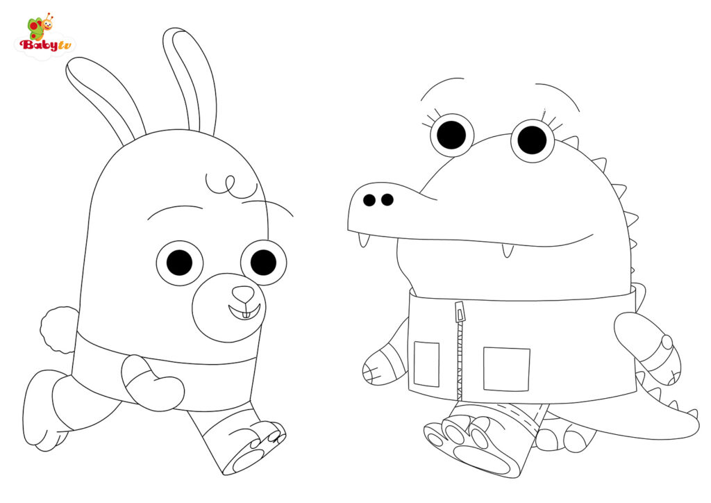 Mini Matinee Rabbit and Crocodile