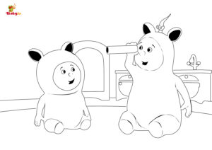 Billy Bam-Bam – Best Friends – Colouring Page