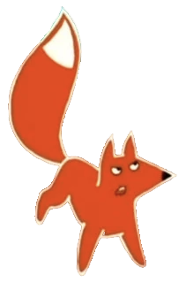 Pablo – Angry Fox – PNG Image