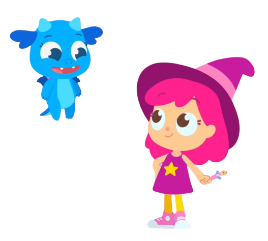 Plum the Super Witch – Plum and Blast – PNG Image