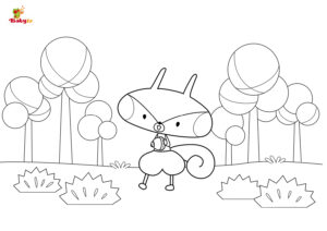 Rocco – Meet Rocco – Colouring Page
