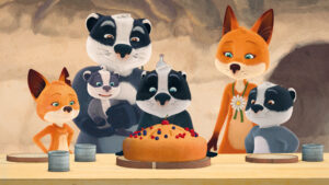 The Fox Badger Family