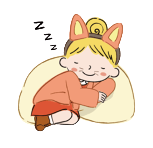 The World of Curious Linda – Nap Time – PNG Image