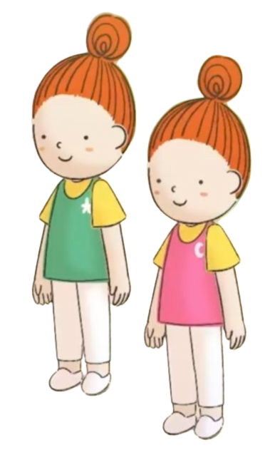 The World of Curious Linda – Twins – PNG Image