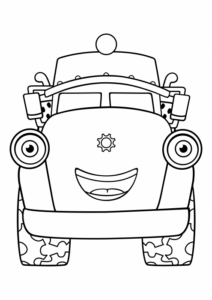 TruckTown – Jack – Colouring Page