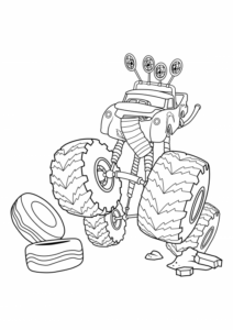 TruckTown – Max – Colouring Page
