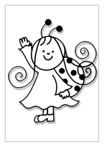 Berry and Dolly coloring page - printable coloring sheet
