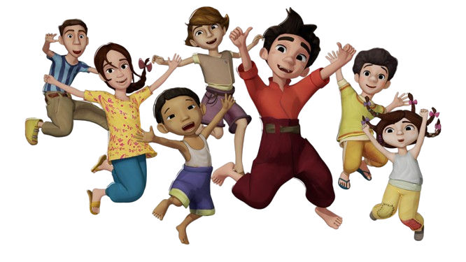 Iqbal – Main Characters – PNG Image