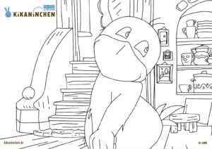 Raven the Little Rascal – Raven – Colouring Page