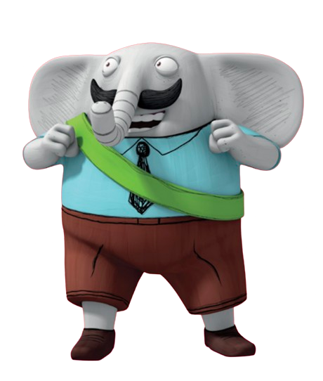 Super Caribou – Happy Marcel – PNG Image