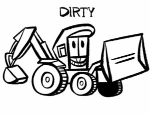 The Stinky & Dirty Show – Dirty – Colouring Page