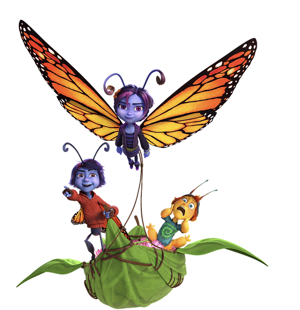 Butterfly Tale – Trio – PNG Image