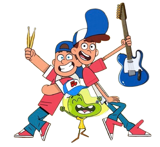 The BeatBuds – Greeny and the Boys – PNG Image
