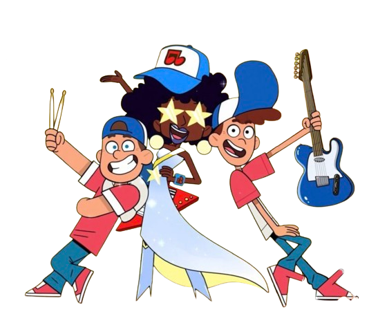 The BeatBuds – Star Queen and the Boys – PNG Image