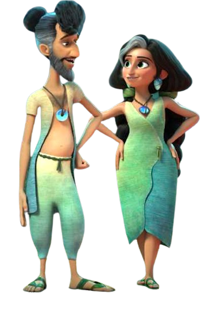 The Croods Family Tree – Phil and Hope Betterman – PNG Image
