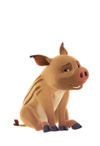 The Fox Badger Family Wild Boar