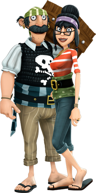 The Pirates Next Door – The Jolly-Rogers – PNG Image