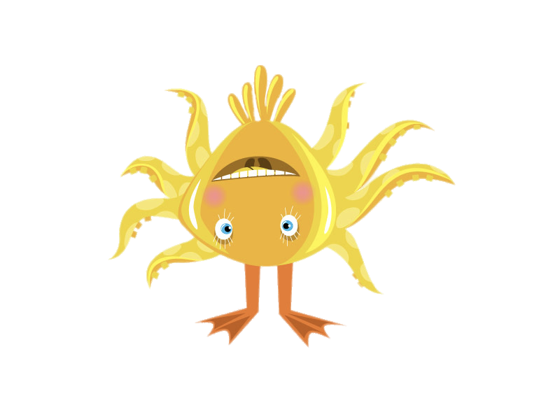 The Shadownsters – Duckling Monster – PNG Image