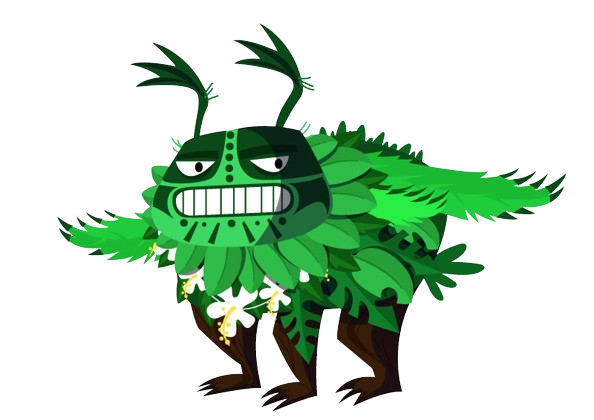 The Shadownsters – Leafy Monster – PNG Image