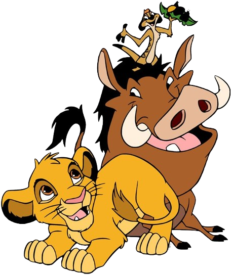 Timon & Pumbaa – Best Friends – PNG Image