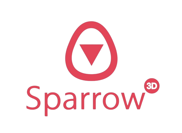 3D Sparrow logo
